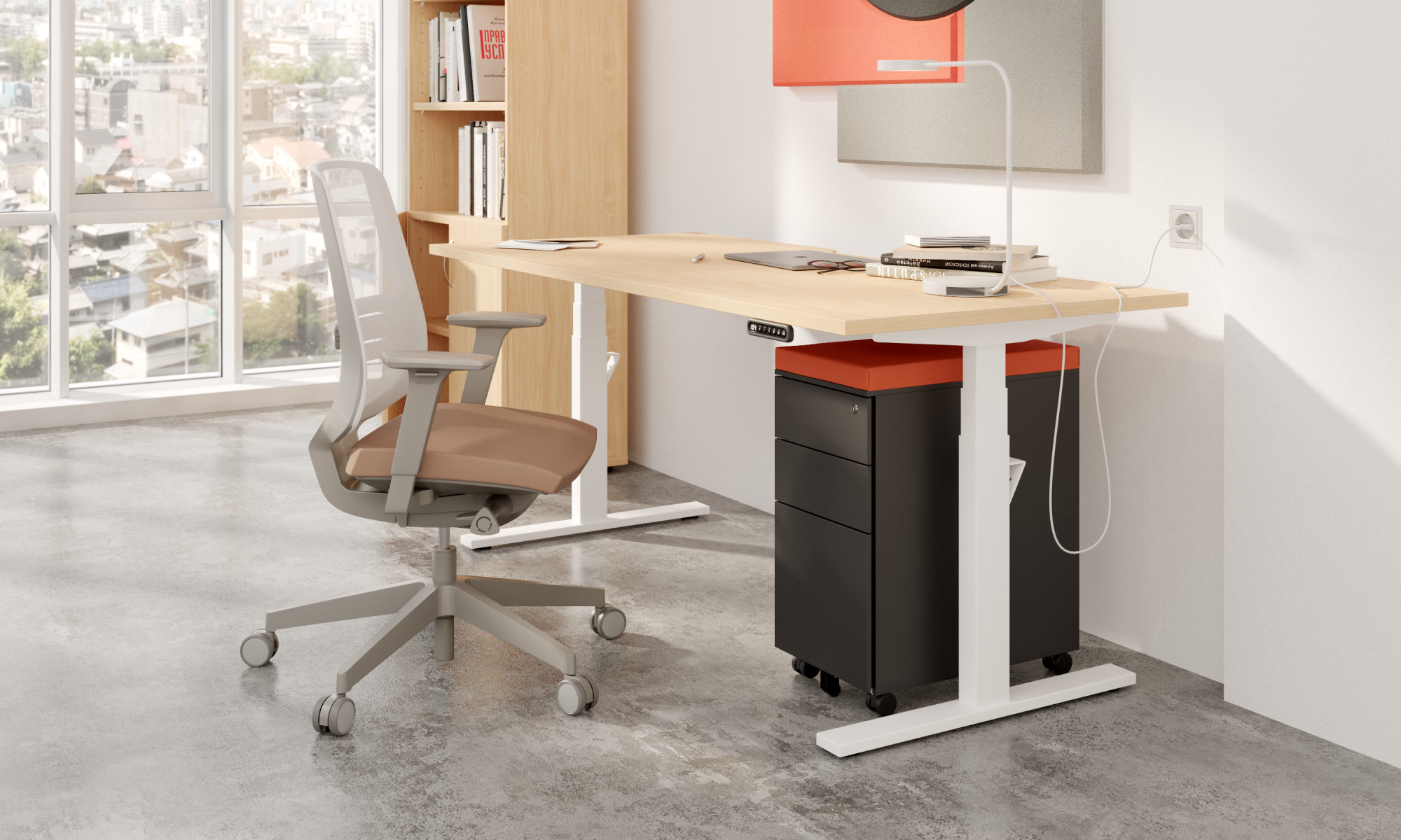 m2 office interiors leap desk 1 M2 Office Interiors Window Features
